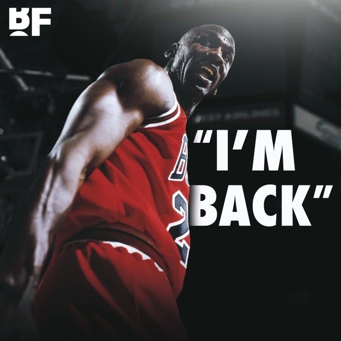 退役后乔丹重返公牛赛场,乔丹退役去打棒球损失了多少荣誉