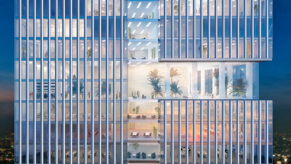 南京金融城二期417米高楼效果图,南京金融城三期400米高楼进展