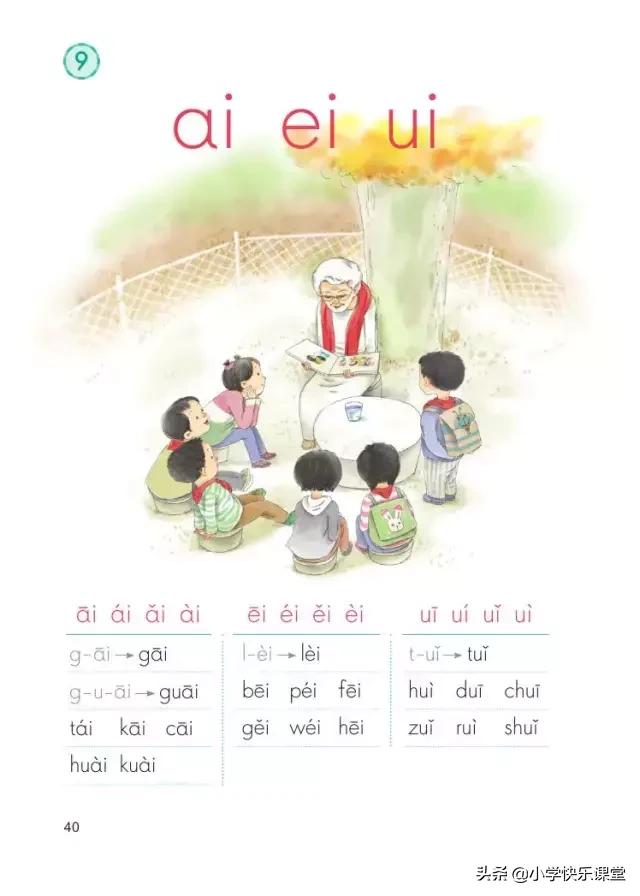 部编版一年级语文上册拼音49,小学语文部编版1-6多音字