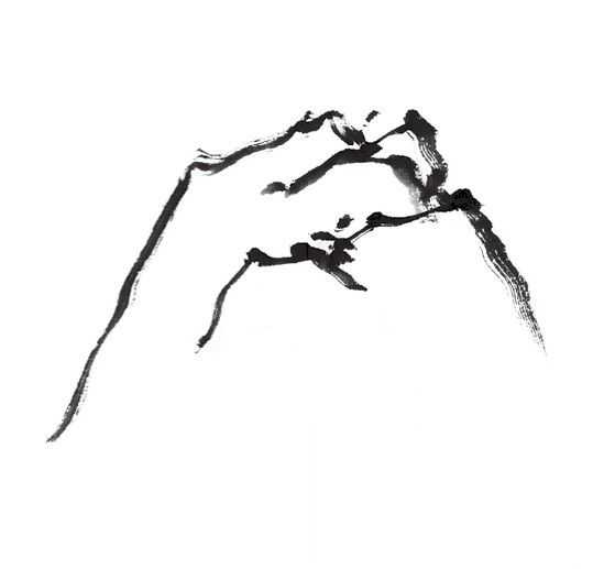国画山的画法和步骤,国画基础入门教程39山石结构画法