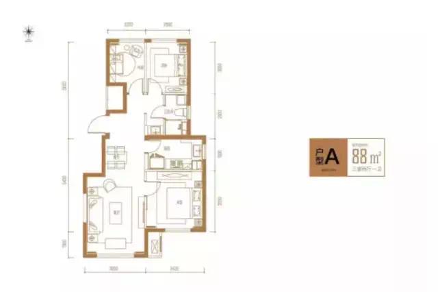 入市但真正符合大众需求的好户型,限价房500平方