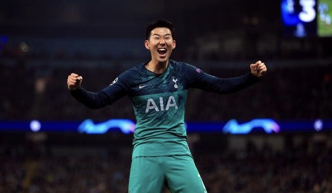 欧冠热刺对阿贾克斯詹俊全场集锦,欧冠孙兴慜进球