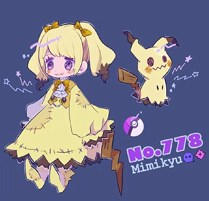 宝可梦百变怪拟人化图片,超可爱的q版宝可梦