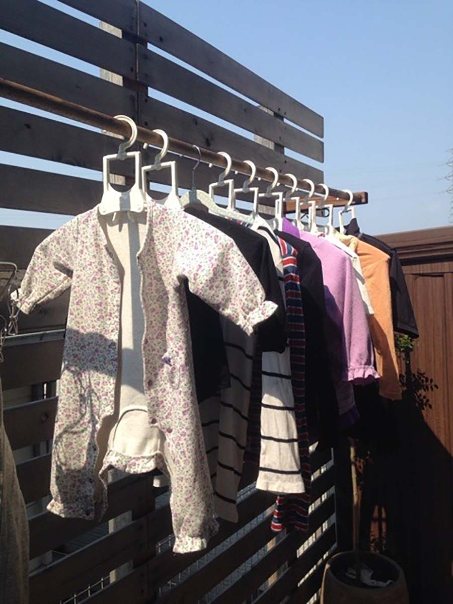 日式小型阳台晾衣,阳台晾衣简单又实用