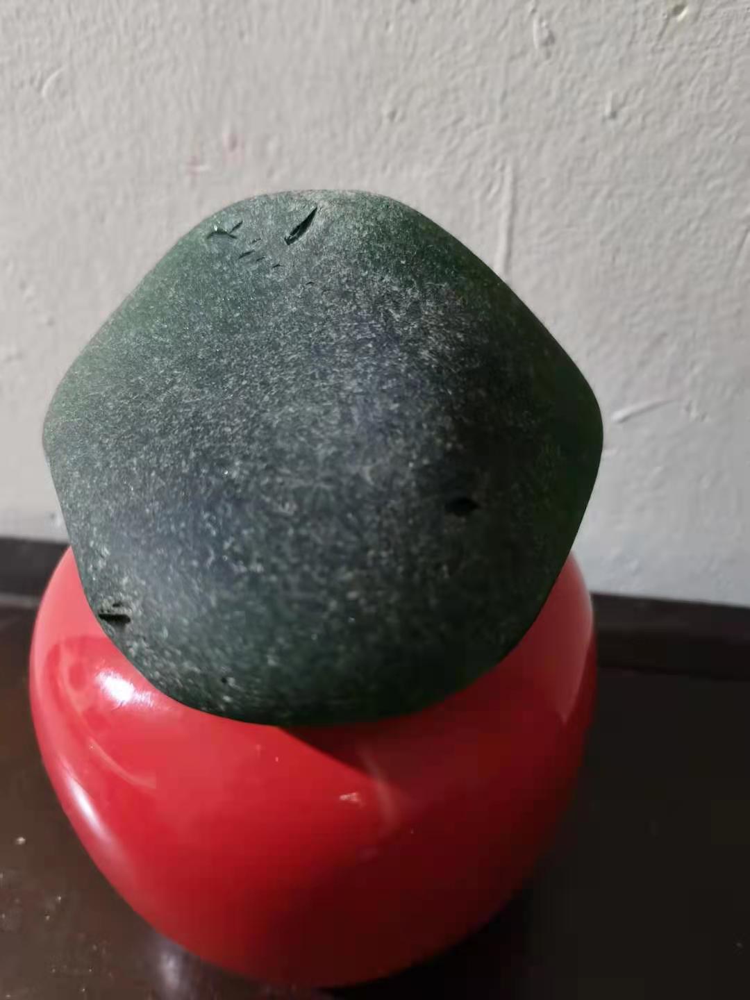 价值1亿的钻石陨石夜明珠,天然陨石绿色夜明珠价格