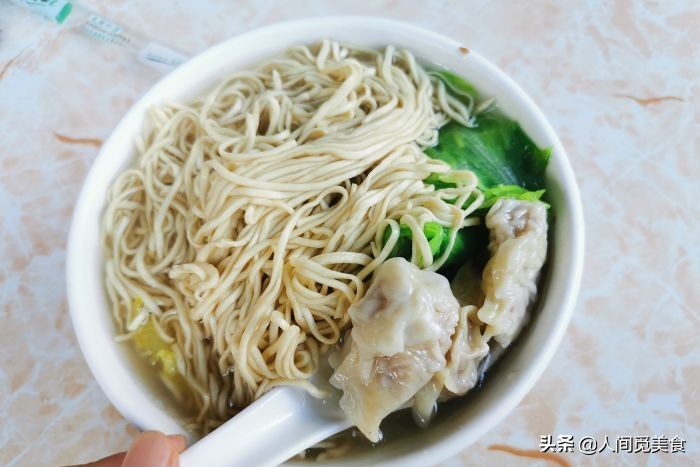 广东老字号馄饨面,广东东莞常平馄饨面