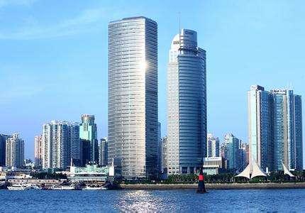 厦门世贸大厦双子塔视觉震撼,厦门十大大厦