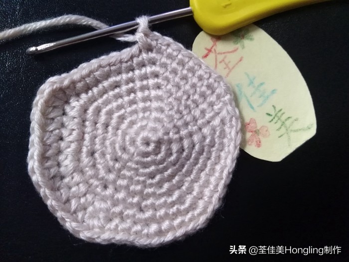 马蹄莲花的钩织教程,马蹄莲宽叶子的钩织教程