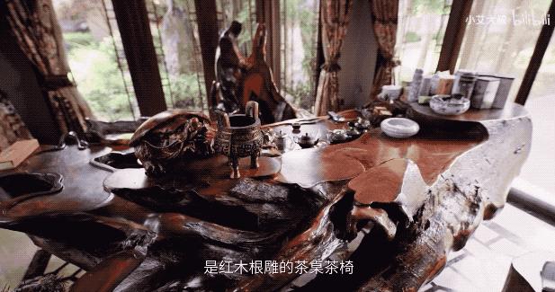 杭州红木家具别墅,杭州中式豪宅红木