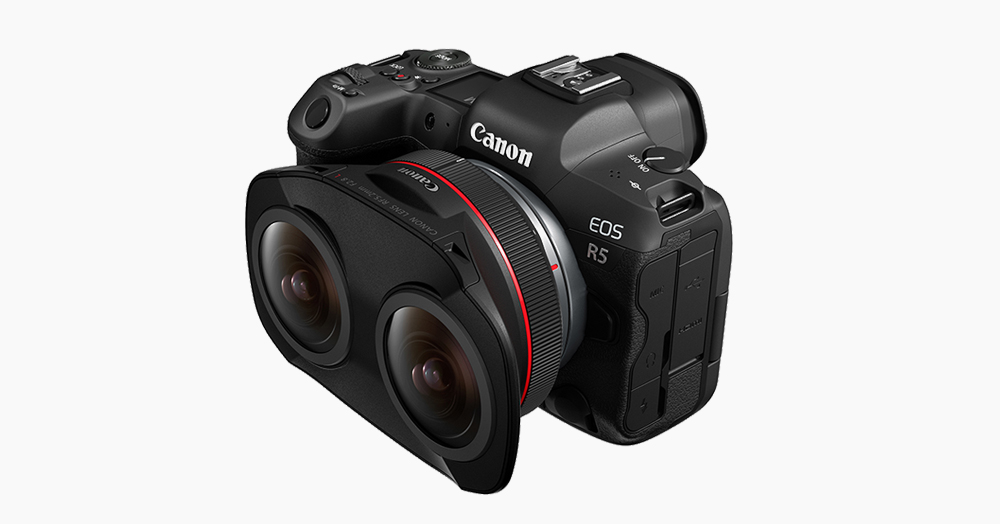 佳能首发双鱼眼镜头这下拍VR视频方便了