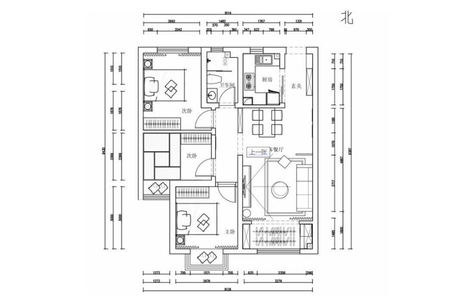 西安灞业大境89㎡丨现代简约风格