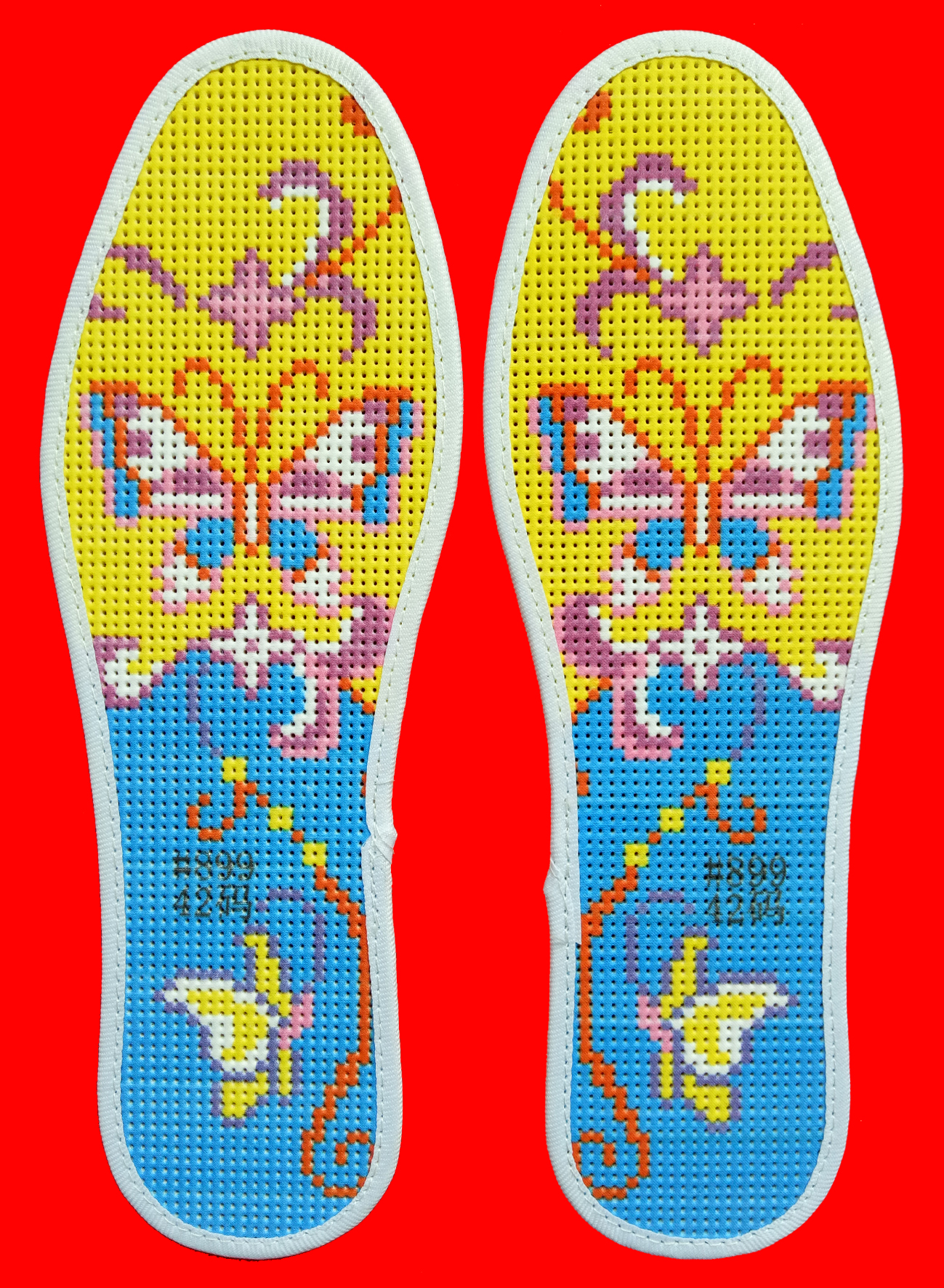 鞋垫表达的情感,吉祥如意绣花的鞋垫