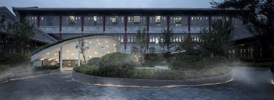 中国传统四合庭院的人文办公综合体升级改造