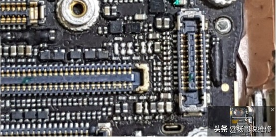 [手机维修自学教程]苹果6SP进水后置摄像不照相维修原理故障分析