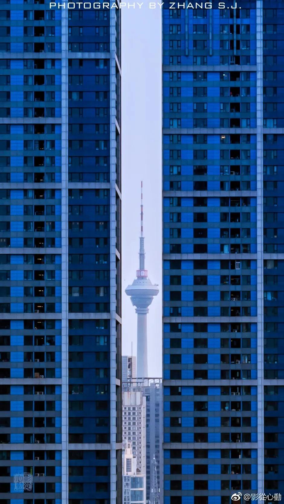 天津对称建筑物,天津各区分布图最新