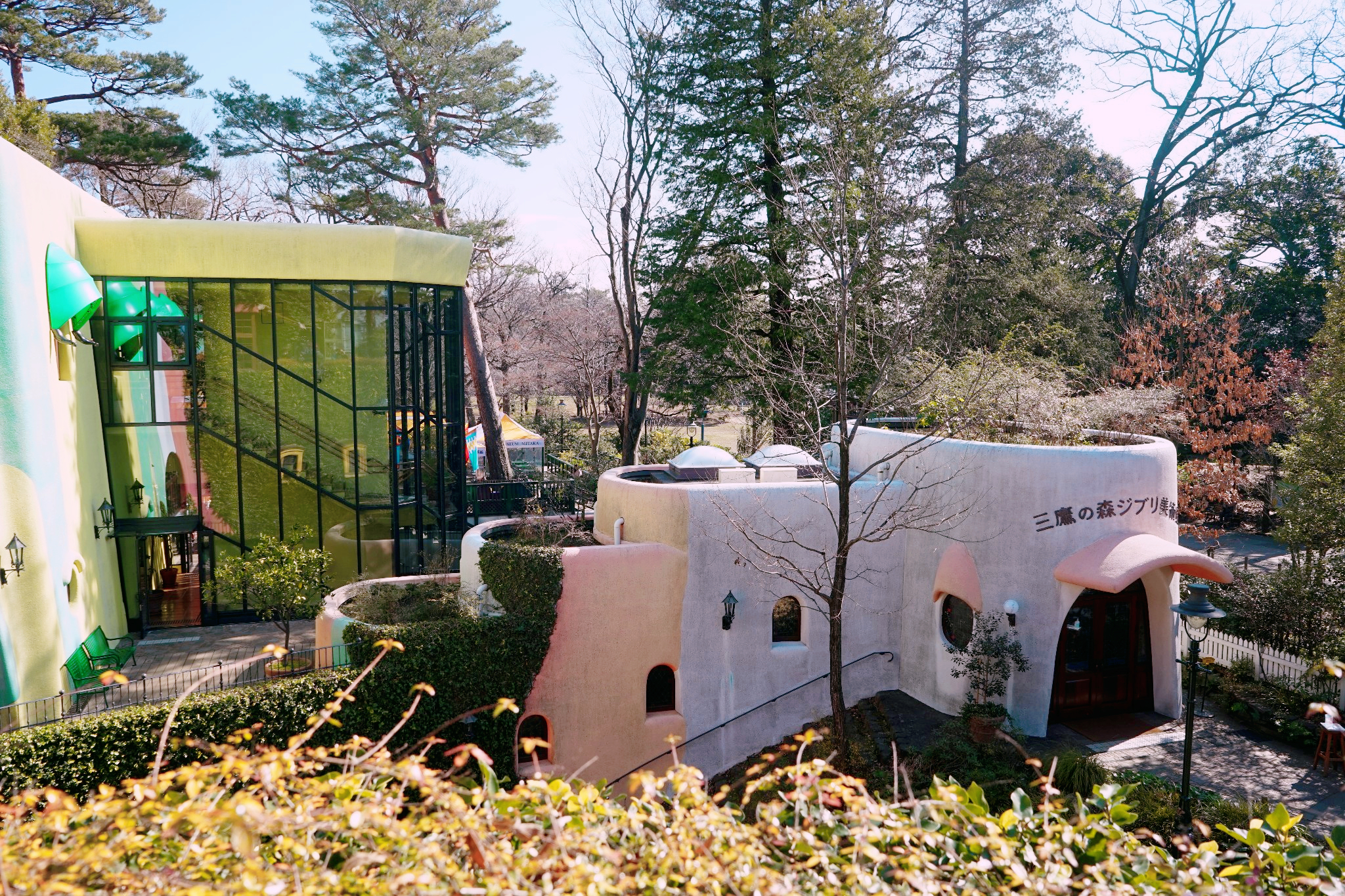 宫崎骏建筑漫画手绘场景,宫崎骏美术馆视频大全