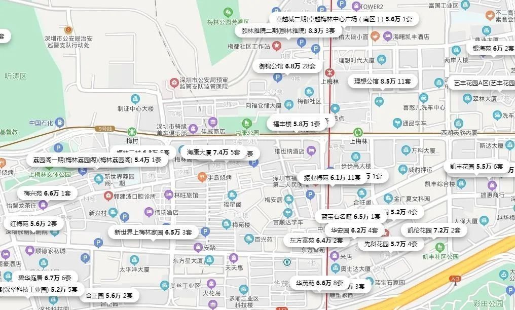 深圳福田上梅林旧改,深圳上梅林京基旧改