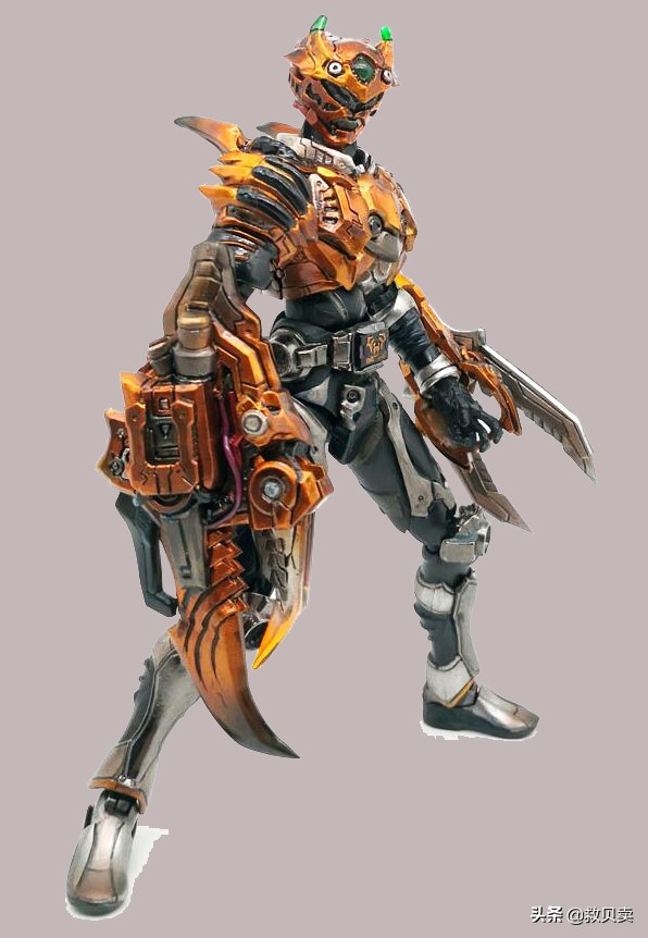 假面骑士sic手办龙骑生存形态,sic魔改假面骑士龙牙手办