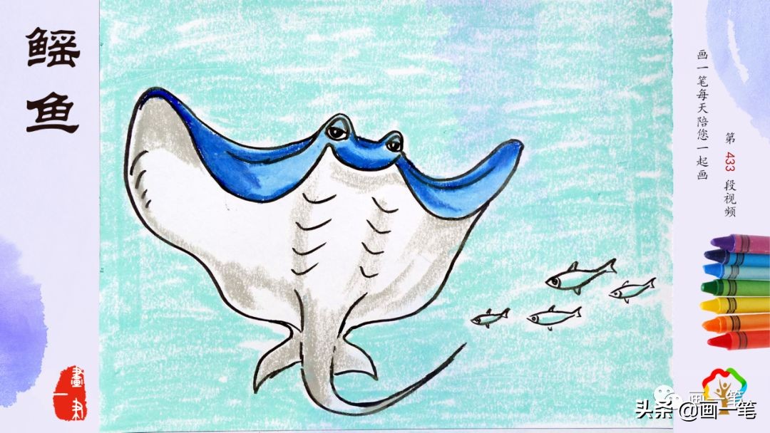 小丑鱼和海葵共生的小练笔,海葵和小丑鱼的共生简笔画