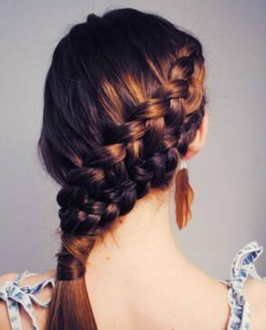 时尚新潮小公主发型扎法图,怎么扎可爱的又美丽的公主发型