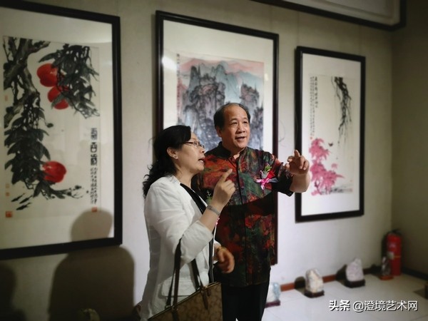 “澄怀循道—大土三阳中国画学术邀请展”在兰州荣宝轩艺术馆开幕