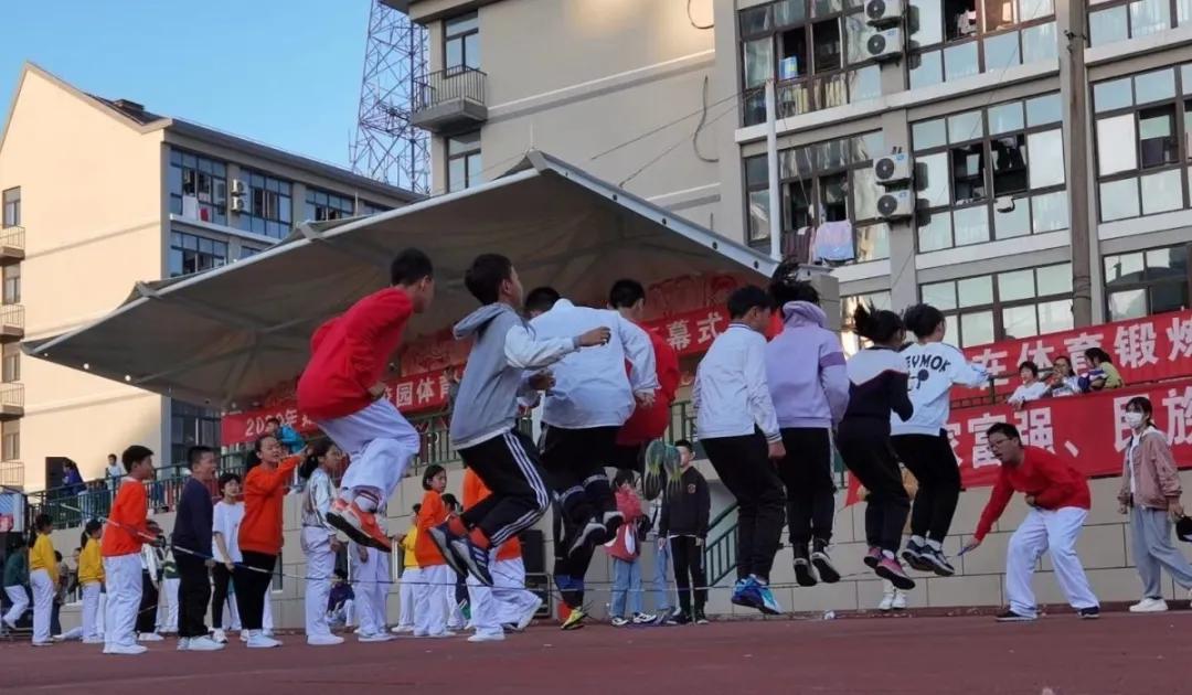 鹤湖学校体育节开幕式,如皋市体育运动学校