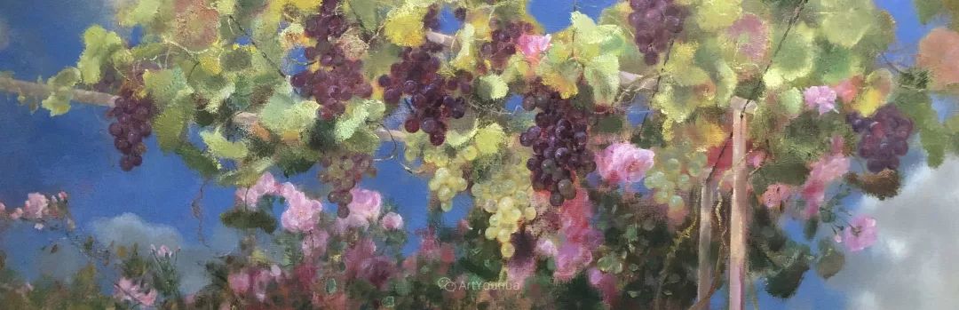 中国写意油画双年展高清作品集,国韵经典油画第五届