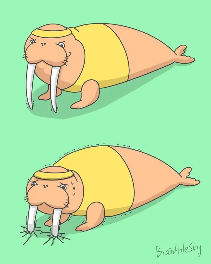 幽默四格漫画100幅图,20幅幽默的漫画