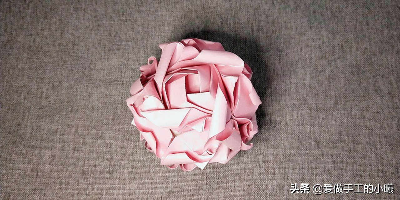卷心玫瑰花折纸教程图解,玫瑰花折纸教程图解千纸鹤
