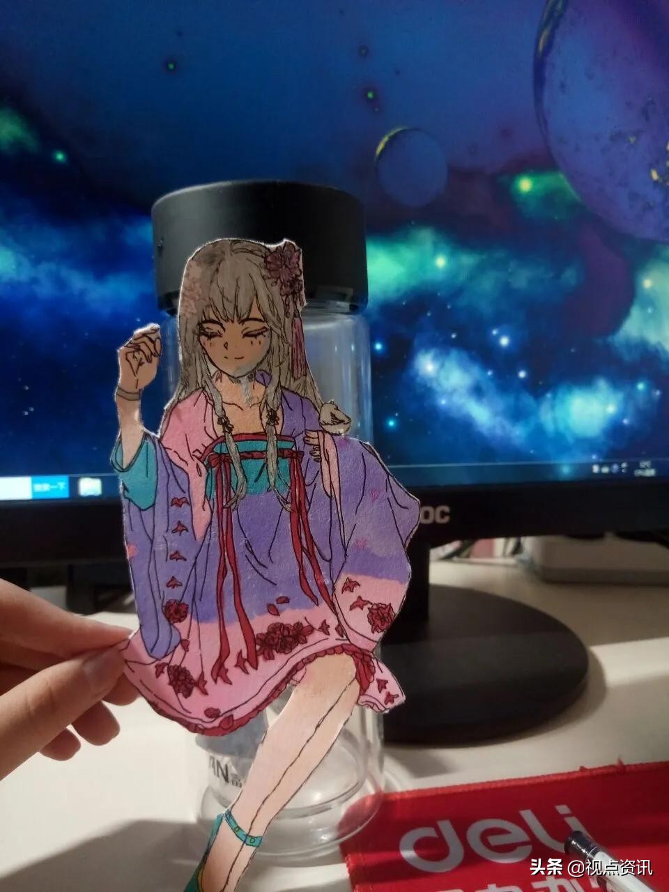 彩色的梦粉笔艺术字,彩色的梦语文课