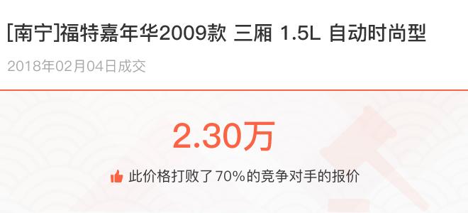 成都车主9.89万福特嘉年华，6年后转卖贬值5.99万，车主哭了！