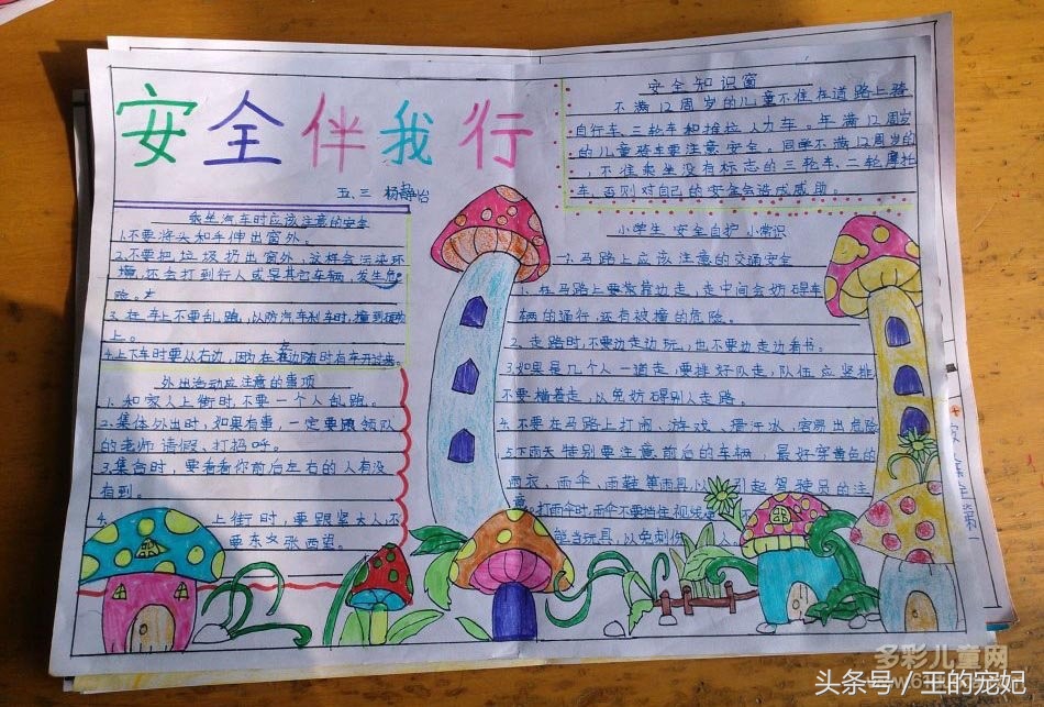 国家安全知识手抄报图片2020,普及安全知识提高避险能力手抄报