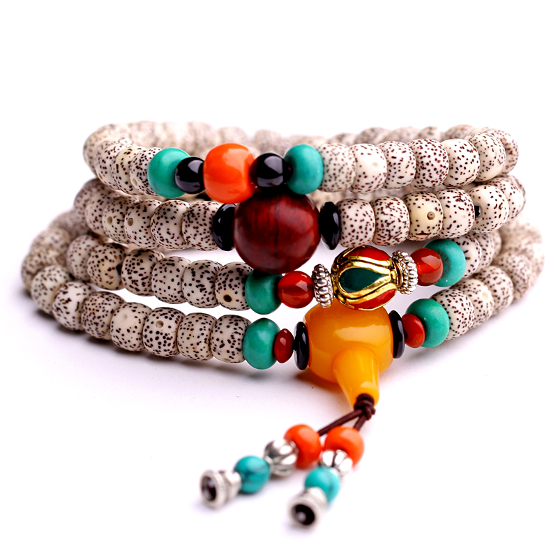 星月菩提弟子珠打结图解,单圈星月菩提怎么穿线图解