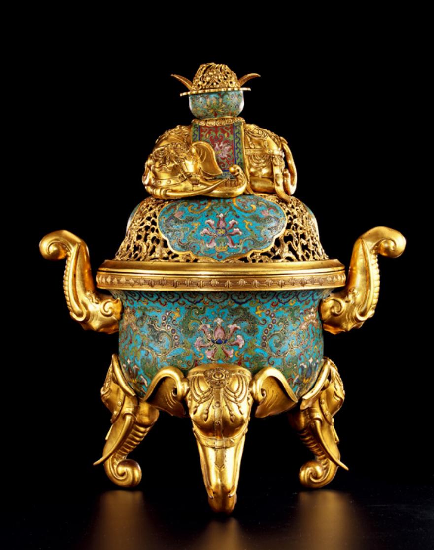 景泰蓝掐丝珐琅器,清雍正御制掐丝珐琅价值