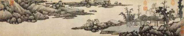 小央美水墨画作品欣赏,40幅养眼浅绛山水画