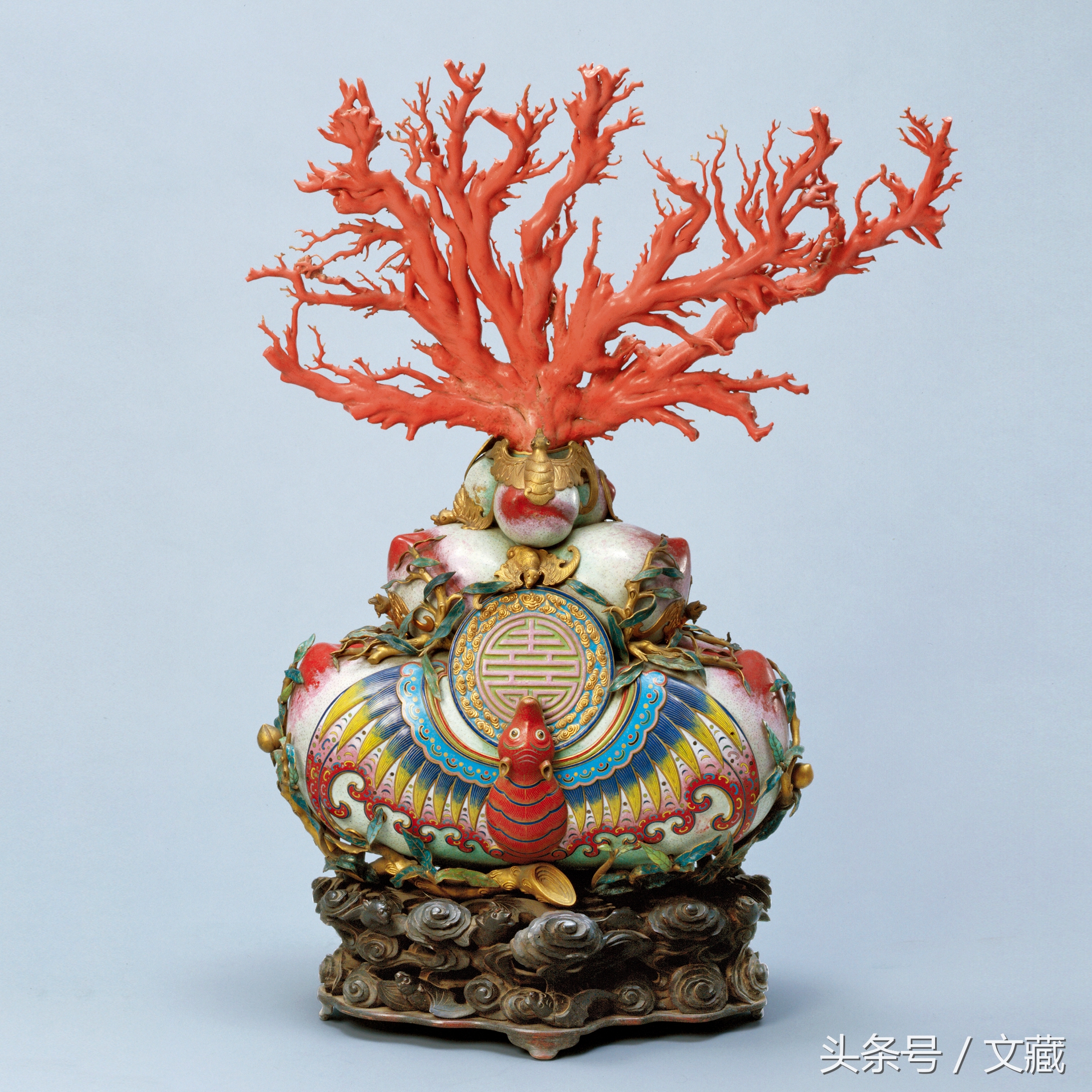 红珊瑚台湾故宫博物院珍藏品,故宫博物院红珊瑚