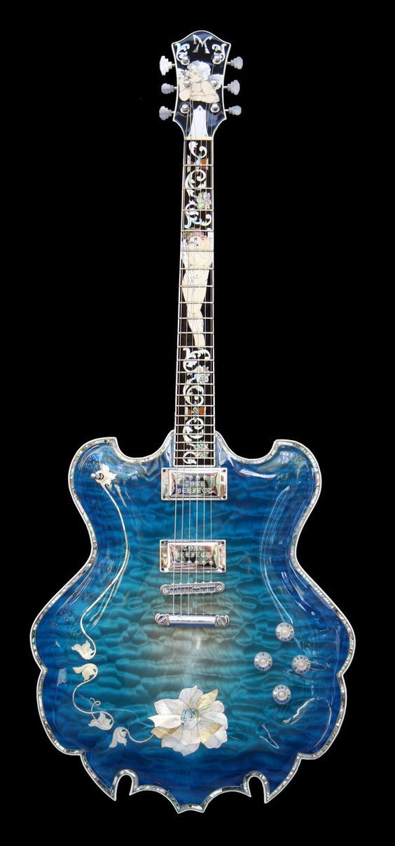 最惊艳花样的电吉他,花里胡哨的电吉他