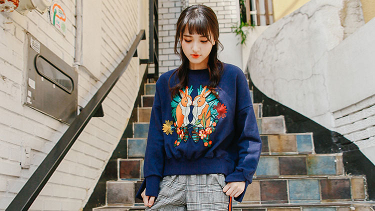 韩范连帽卫衣,有没有买过好看的无帽卫衣啊