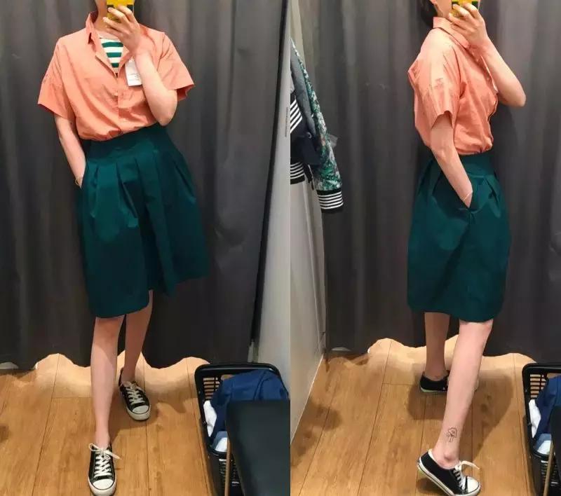 优衣库的试衣间是什么样子的,优衣库肥佬裤