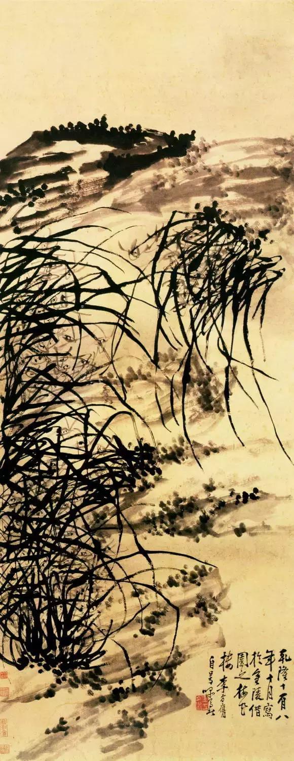 鉴赏历代名家画兰花30幅中国画,历代名家兰花作品