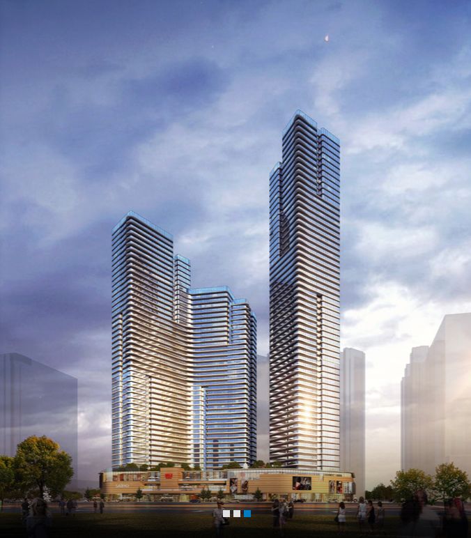 大源核心商务区,大源cbd核心区夜景