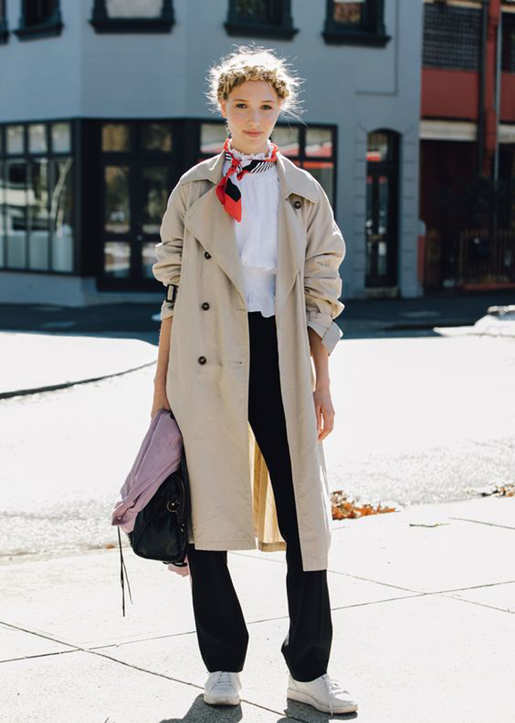 长条形丝巾十种系法春天,长丝巾春天的各种系法