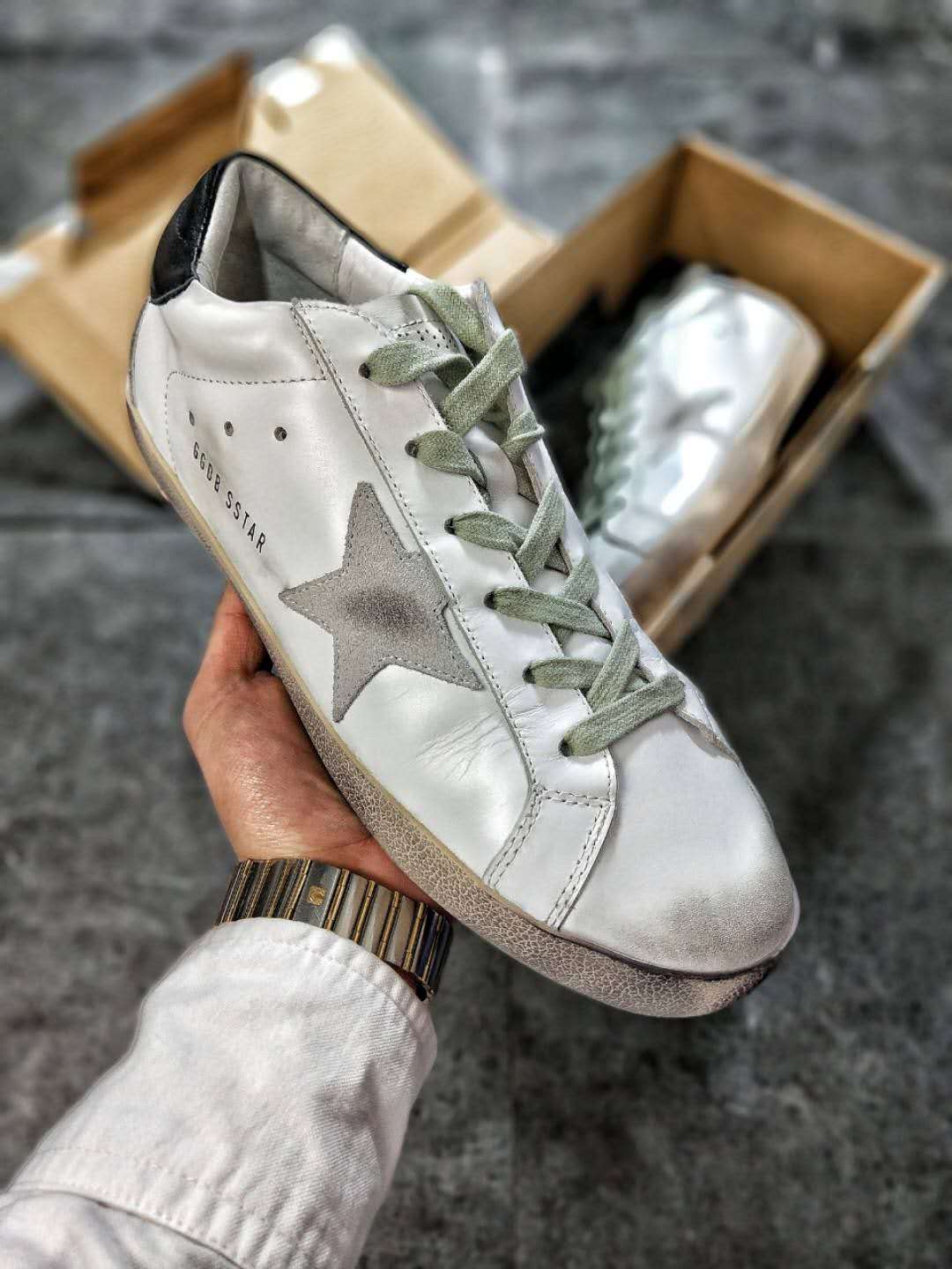 goldengoose脏鞋手工做旧,goldengoose脏鞋做旧