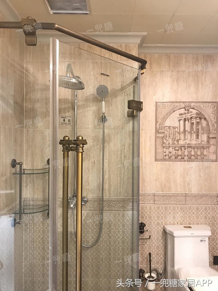 太想要美式的feel,她家壁纸和水龙头都是进口的