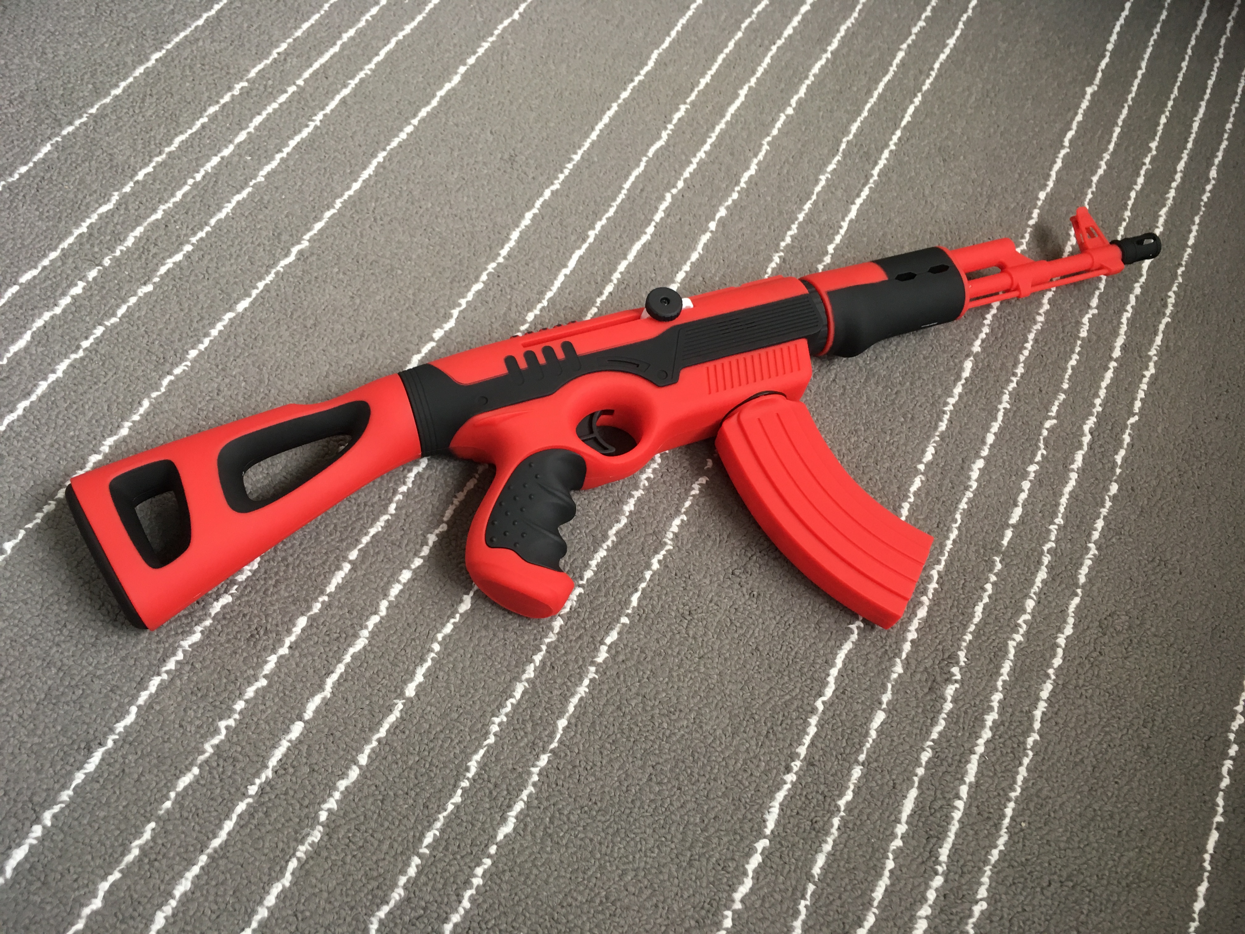 ak47塑料玩具枪扳机拼装,ak47无枪托玩具