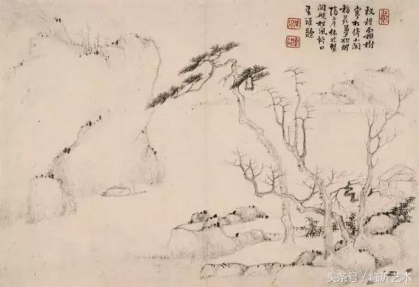 书法枯笔,枯笔之境的图片