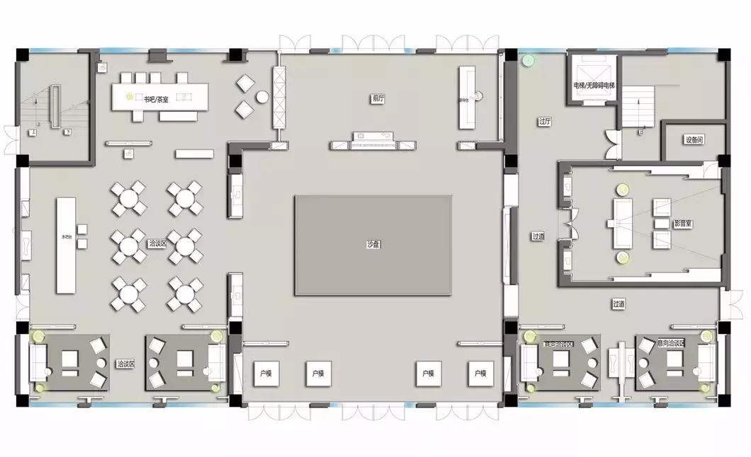中式韵味会所设计,让人惊艳的室内设计