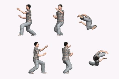 二十四式太极拳分解动作教学1-3式,太极24式3d动漫图解