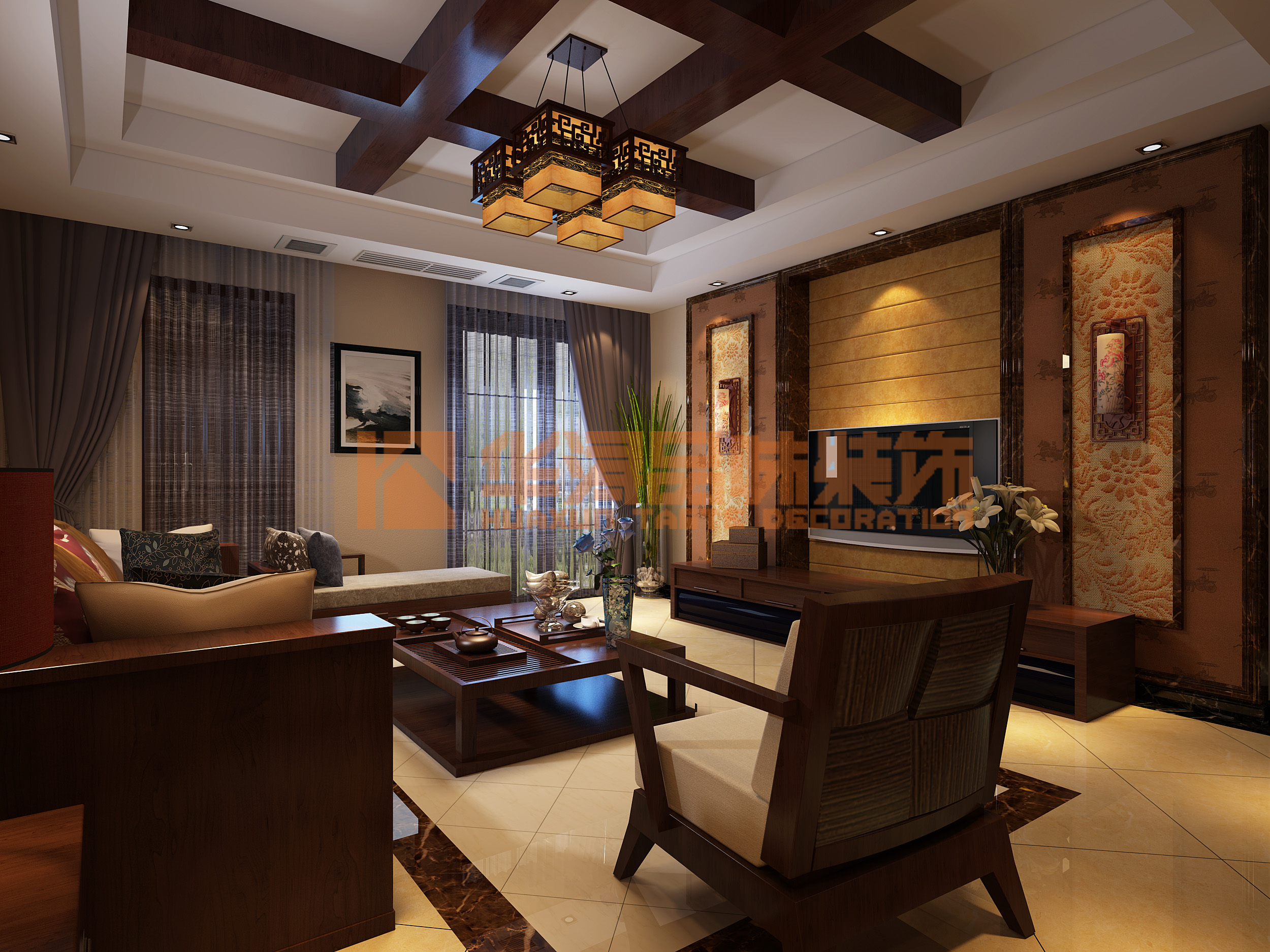 中式与现代完美融合——北部新区●协信春山台