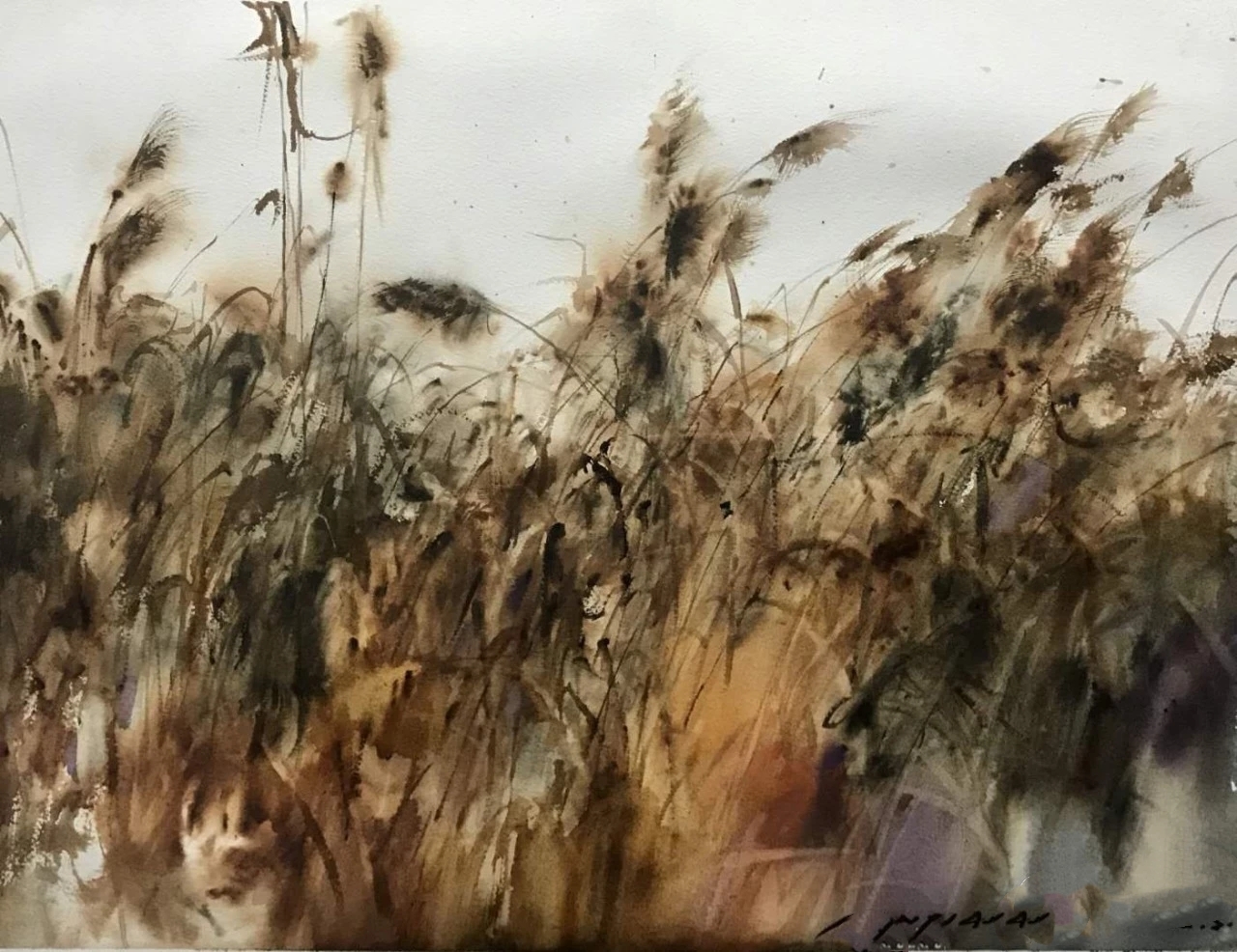 一组水彩,治愈型水彩作品